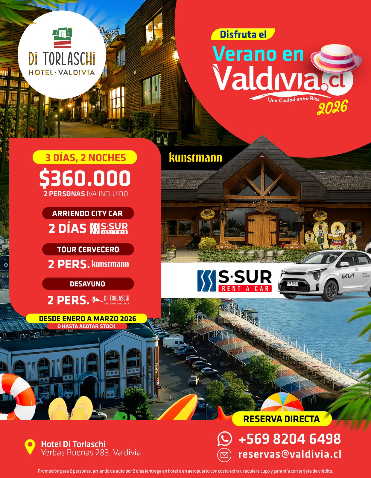 Valdivia en Hotel Di Torlaschi